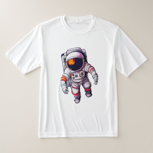 宇宙Tシャツ宇宙飛行士 Tシャツ (レイダウン)