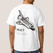 宇宙Tシャツ Tシャツ (裏面)