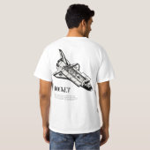 宇宙Tシャツ Tシャツ (裏面フル)