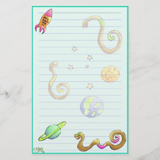 宇宙Woims Stationery~ 便箋 (正面)