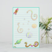 宇宙Woims Stationery~ 便箋 (スタンド正面)