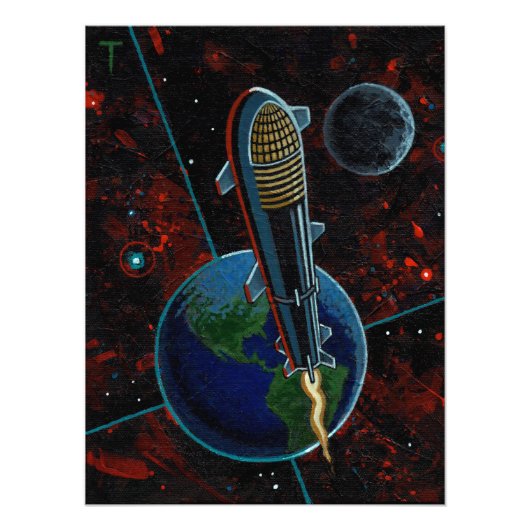 宇宙Xスターシップ フォトプリント            (正面)