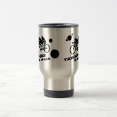 宇宙Zany Du Designsのタンデム自転車 トラベルマグ (中央)