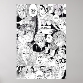 宇瑞天元デーモンスレイヤーKNYコラージュ ポスター