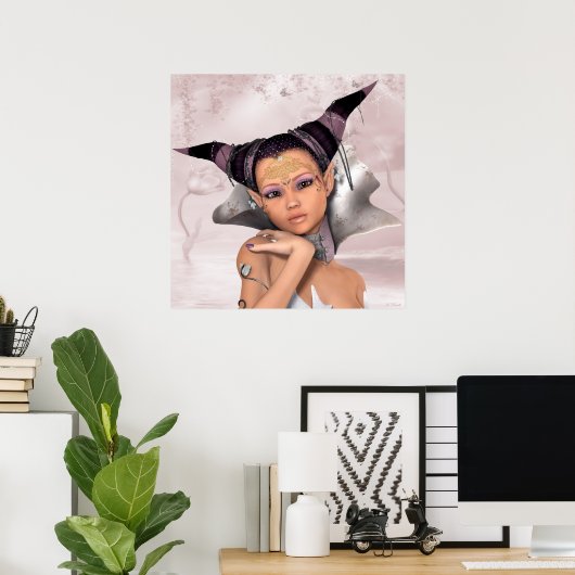 宇草亜 ポスター (ホームオフィス)