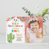 宇野フィエスタファースト誕生日招待カクタスパーティー 招待状 (スタンド正面)