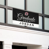 宇野マベリックス大学院 横断幕 (ビルの外側)