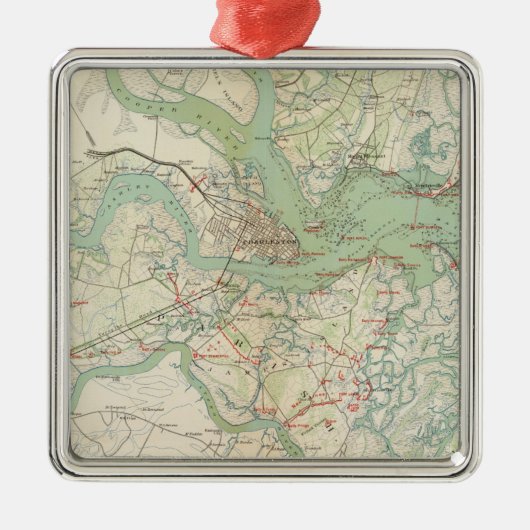 守りのチャールストン メタルオーナメント (正面)