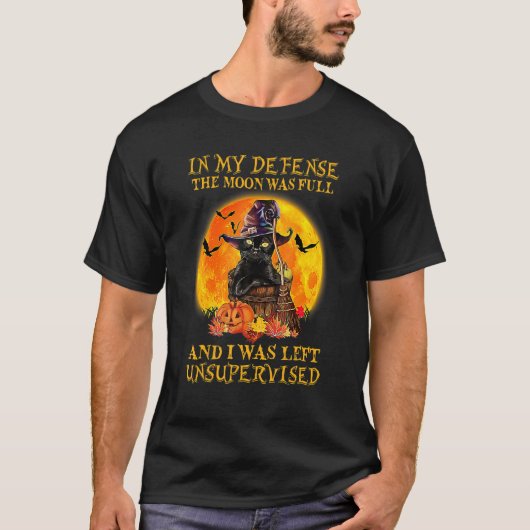 守りは満月で失態だっ離れた Tシャツ (正面)