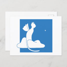 守り猫 ポストカード