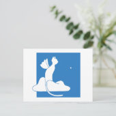 守り猫 ポストカード (スタンド正面)