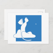 守り猫 ポストカード (正面/裏面)