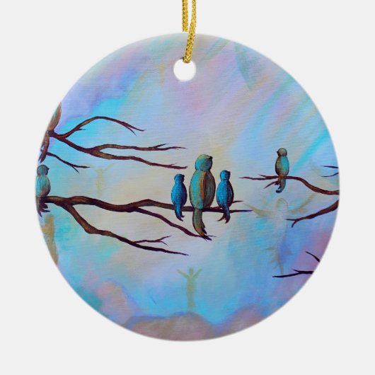 守り神のオーナメント セラミックオーナメント (正面)