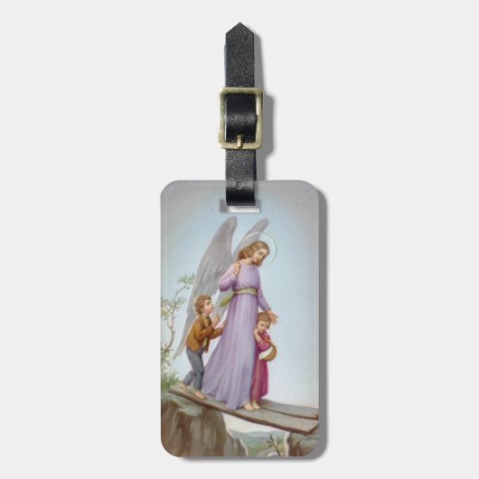 守り神のラベル ラゲッジタグ (正面縦)