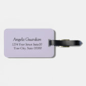 守り神のラベル ラゲッジタグ (裏面横)