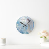 守り神の恵み ラウンド壁時計 (ホーム)