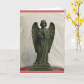 守り神の挨拶状 カード (黄色い花)