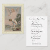 守り神の祈りの言葉の神聖なカード 名刺 (正面/裏面)