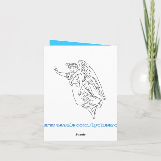 守り神のnotecard カード (裏面)