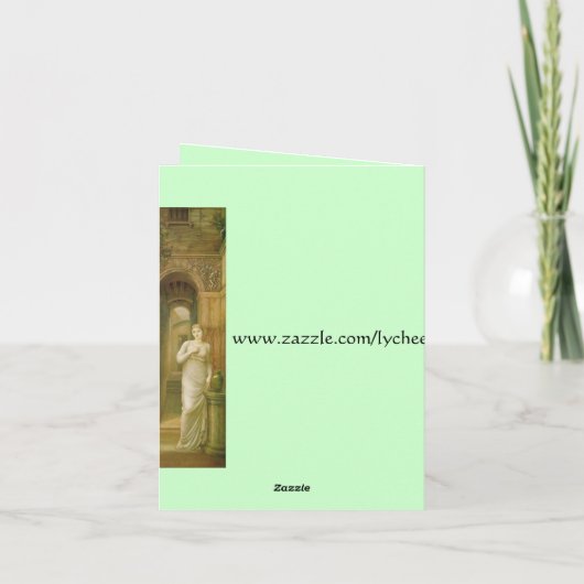 守り神のnotecard カード (裏面)