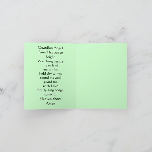 守り神のnotecard カード (内部)