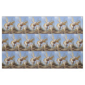 "守り神"のカスタムな生地 ファブリック (ファットクウォーター)