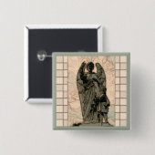 守り神 缶バッジ (正面&裏面)