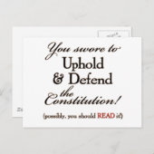 守れ! ポストカード (正面/裏面)