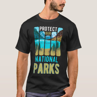 守ろう - 抵抗 国立公園と森林 Tシャツ