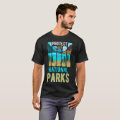 守ろう - 抵抗 国立公園と森林 Tシャツ (正面フル)