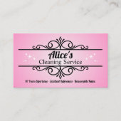守衛室ハウスクリーニングメイドレディーハウスキーパー 名刺 (正面)