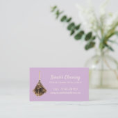 守衛室メイドハウスクリーニングマーケティング 名刺 (スタンド正面)