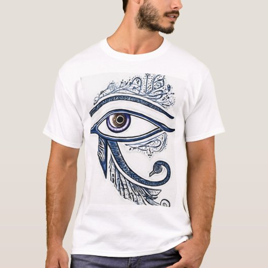 守護の神秘的な目 Tシャツ (正面)