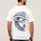 守護の神秘的な目 Tシャツ (裏面)