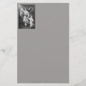 守護天使と児童文房具 便箋 (正面)