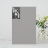 守護天使と児童文房具 便箋 (スタンド正面)