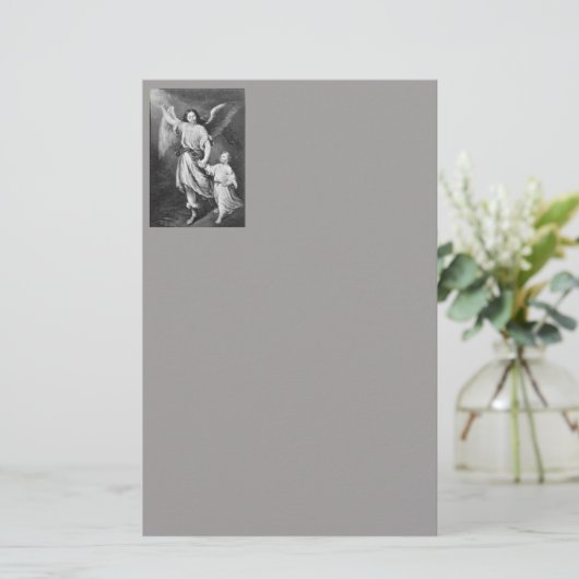 守護天使と児童文房具 便箋 (スタンド正面)