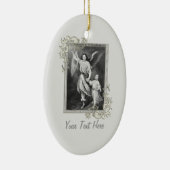 守護天使と子供 セラミックオーナメント (右)