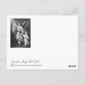 守護天使と子供 ポストカード (裏面)