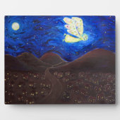 守護天使と赤ちゃんの絵画アートギフトプレート フォトプラーク (正面)