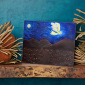 守護天使と赤ちゃんの絵画アートギフトプレート フォトプラーク (側面)