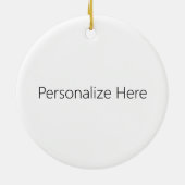 守護天使のようなオーナメント セラミックオーナメント (裏面)