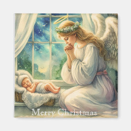 守護天使は祈ベビーの揺りかごで マグネット