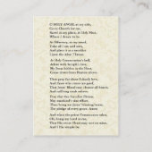 守護天使を大量の神聖カードに送る 名刺 (裏面)