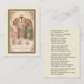 守護天使を大量の神聖カードに送る 名刺 (正面/裏面)