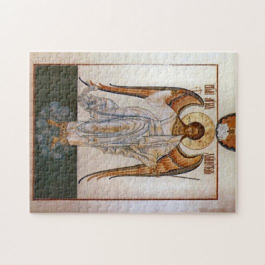 守護天使キリスト教の正教会アイコン ジグソーパズル (横)