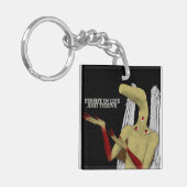 守護天使与えの勇気付けられる キーホルダー (正面左)