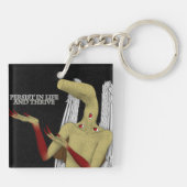 守護天使与えの勇気付けられる キーホルダー (裏面)