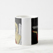 守護天使与えの勇気付けられる コーヒーマグカップ (中央)