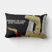 守護天使与えの勇気付けられる ランバークッション (裏面)